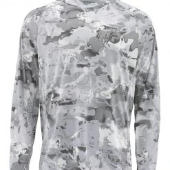 SimmsFishing M's SolarFlex Hoody - Print Men's Clothing