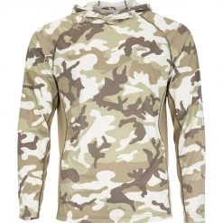 SimmsFishing M's SolarFlex Hoody - Print Men's Clothing