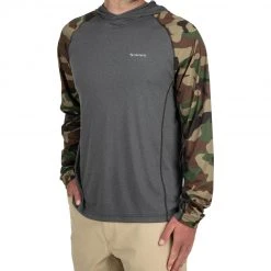 SimmsFishing M's SolarFlex Hoody - Print Men's Clothing