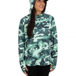 SimmsFishing Women's Clothing W's SolarFlex Hoody Print