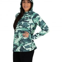 SimmsFishing Women's Clothing W's SolarFlex Hoody Print