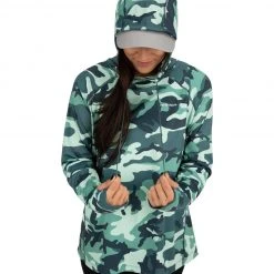 SimmsFishing Women's Clothing W's SolarFlex Hoody Print