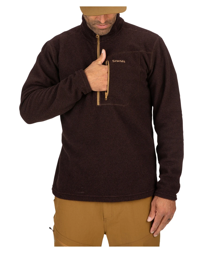 SimmsFishing Fleece M's Rivershed Quarter Zip SimmsFishing Fleece M's Rivershed Quarter Zip