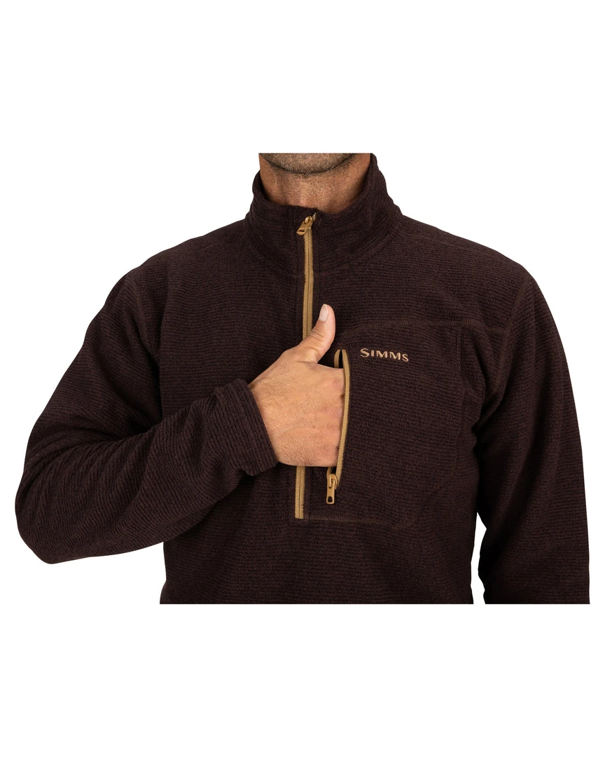 SimmsFishing Fleece M's Rivershed Quarter Zip SimmsFishing Fleece M's Rivershed Quarter Zip