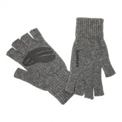 SimmsFishing Menโs Outerwear Wool Half-Finger Glove