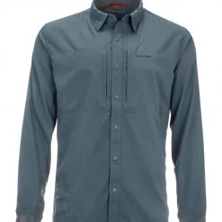 SimmsFishing Men's Clothing M's Bugstopper Intruder BiComp Fishing Shirt