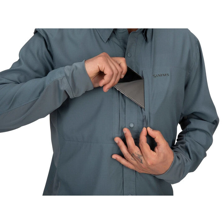 Cheapest 🎁 SimmsFishing Men's Clothing M's Bugstopper Intruder BiComp Fishing 👕 Shirt ⭐ 8 SimmsFishing Men's Clothing M's Bugstopper Intruder BiComp Fishing Shirt