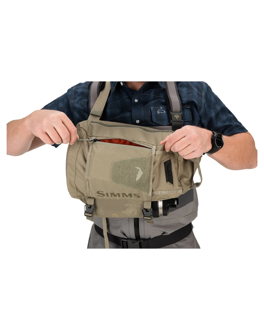 New 🥰 SimmsFishing Tributary Sling Pack ✔️ 8 SimmsFishing Tributary Sling Pack