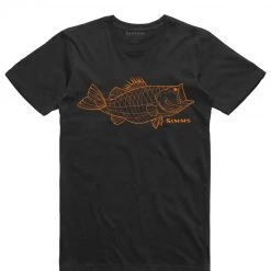 SimmsFishing M's Bass Line T-Shirt - CX Men's Clothing
