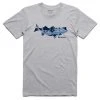 SimmsFishing M's Striper Bay Fill T-Shirt Men's Clothing