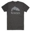 SimmsFishing M's Wood Trout Fill T-Shirt