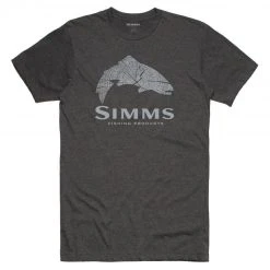 SimmsFishing M's Wood Trout Fill T-Shirt
