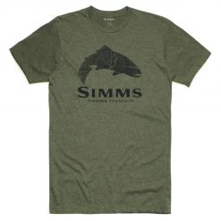 SimmsFishing M's Wood Trout Fill T-Shirt