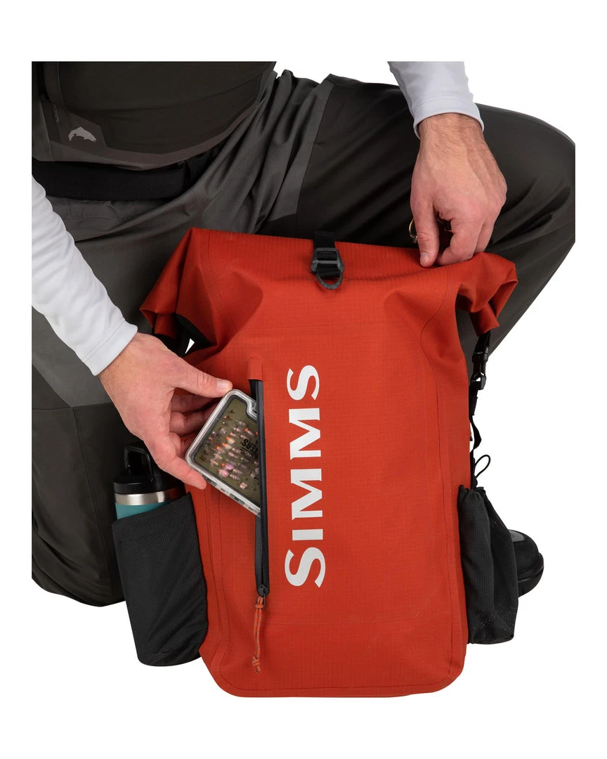 SimmsFishing Dry Creek Rolltop Backpack Fishing Packs SimmsFishing Dry Creek Rolltop Backpack Fishing Packs