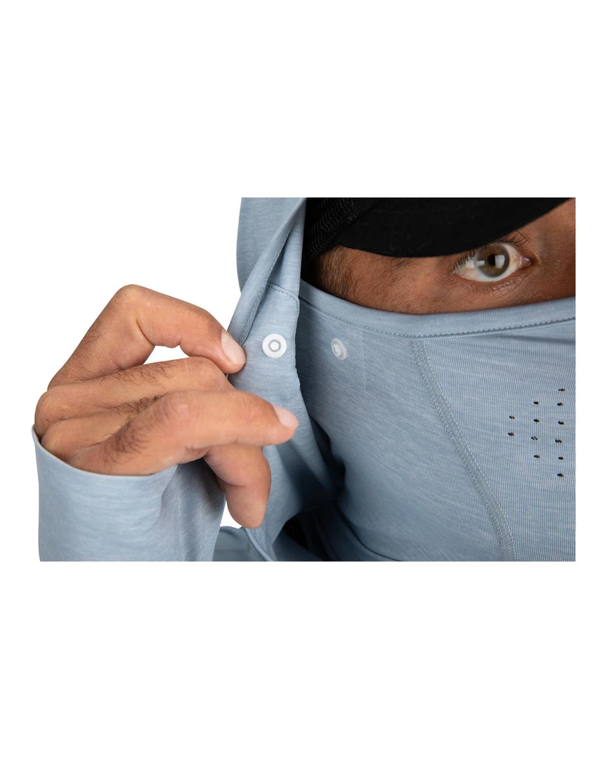 Buy 🔥 SimmsFishing Men's Clothing M's SolarFlex Guide Cooling Hoody 😀 12 SimmsFishing Men's Clothing M's SolarFlex Guide Cooling Hoody