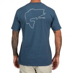 SimmsFishing M's Bass Outline T-Shirt