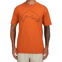SimmsFishing M's Trout Outline T-Shirt
