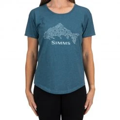 SimmsFishing W's Floral Trout T-Shirt Women's Clothing