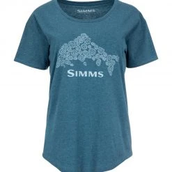 SimmsFishing W's Floral Trout T-Shirt Women's Clothing