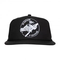SimmsFishing Menβs Outerwear Unstructured Flat Brim Cap