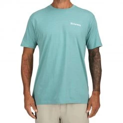 SimmsFishing M's Walleye Outline T-Shirt Men's Clothing