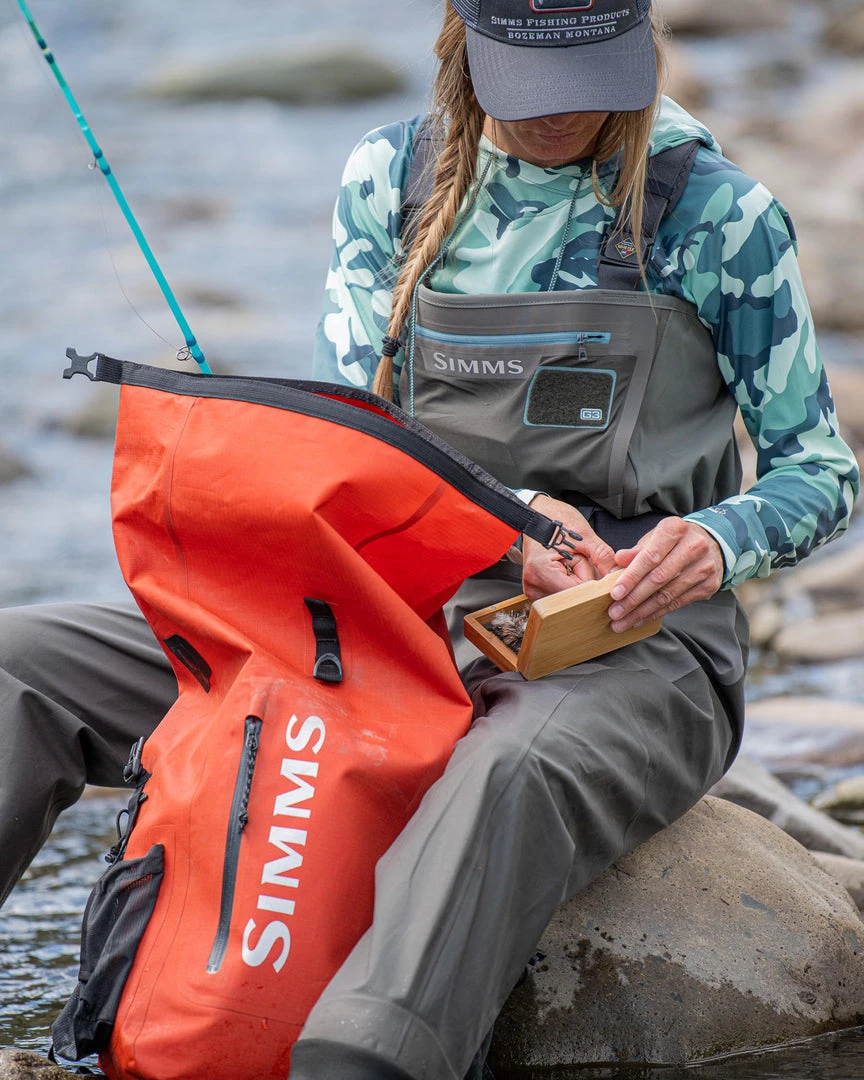 SimmsFishing Dry Creek Rolltop Backpack Fishing Packs SimmsFishing Dry Creek Rolltop Backpack Fishing Packs